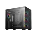 DeepCool CG530 4F Dual-Chamber Mid-Tower ATX Case with 270° Glass View, 4 ARGB Fans, 360mm Radiator Support, USB-C, 410mm GPU Support, Hidden Cabling, 7 Expansion Slots | BLACK  - Image 13
