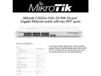 Mikrotik CSS326-24G-2S+RM  24 PORT Managed Gigabit Ethernet Supports Power Over Ethernet (PoE) 1U Network Switch, 2x SFP, White - Image 5