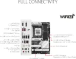 ASUS ROG Strix B650-A Gaming WiFi AMD B650 AM5 Ryzen™ Desktop 9000 8000 & 7000 ATX motherboard, 12 + 2 power stages, DDR5, 3x M.2 slot, PCIe® 4.0, 2.5G LAN, WiFi 6E, USB 3.2 Gen 2x2 Type-C®, Aura Sync - Image 3