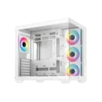 DeepCool CG530 4F Dual-Chamber Mid-Tower ATX Case with 270° Glass View, 4 ARGB Fans, 360mm Radiator Support, USB-C, 410mm GPU Support, Hidden Cabling, 7 Expansion Slots | WHITE - Image 14
