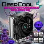 DeepCool AK400 Performance CPU Air Cooler, 4 Heatpipes, 120mm FDB PWM Fan, Core Touch Tech 2.0, ≤29dB Quiet Operation, Intel/AMD Support | Black