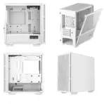 DEEPCOOL CH360 DIGITAL WH ARGB mATX White Gaming Case - Supports Mini-ITX / Micro-ATX -  Build in One 120mm & Two 140mm ARGB Fans | REAL-TIME DUAL-STATUS DIGITAL DISPLAY  | USB3.0, Audio , TYPE-C Front I/O Ports | Tempered Glass Window | WHITE R-CH360-WHAPE3D-G-1 - Image 11