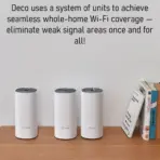 TP-Link Deco E4 AC1200 Dual-Band Whole Home Mesh Wi-Fi System With Up To 1167 Mbps, 4000 Sq Ft Coverage, MU-MIMO, Parental Controls, Router And Access Point Modes | 3 PACK - Image 3