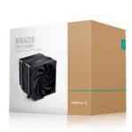 DeepCool Ak620 Zero Dark Dual-Tower CPU Cooler with 6 Copper Heatpipes, Dual 120mm Fdb Fans , 500-1850 Rpm , 68.99 Cfm,  260w Max Dissipation , Intel LGA AMD AM5/AM4 Sockets | BLACK - Image 17