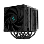 DeepCool Ak620 Zero Dark Dual-Tower CPU Cooler with 6 Copper Heatpipes, Dual 120mm Fdb Fans , 500-1850 Rpm , 68.99 Cfm,  260w Max Dissipation , Intel LGA AMD AM5/AM4 Sockets | BLACK - Image 9