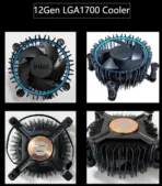 Intel LGA 1700 Original Fan - PWM Aluminum Stock Cooler Fan From Intel 12th / 13th Processor | 1 YEAR WARRANTY
