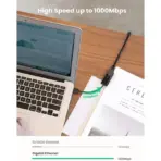 UGREEN USB 3.0 Gigabit Ethernet Adapter 1000Mbps Plug And Play Compact Portable Durable White Stable Wired Network For Laptop Desktop Tablet Windows macOS Linux - Image 2