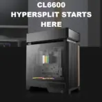 DeepCool CL6600 ATX Case With Preinstalled 360mm Liquid Cooler & Dual ARGB Fans, Split Chamber Design, 413mm GPU Support, FDB Fans, High Airflow Tempered Glass | WOOD/Black - Image 2