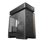 DeepCool CL6600 ATX Case With Preinstalled 360mm Liquid Cooler & Dual ARGB Fans, Split Chamber Design, 413mm GPU Support, FDB Fans, High Airflow Tempered Glass | WOOD/Black - Image 16