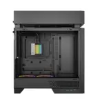DeepCool CL6600 ATX Case With Preinstalled 360mm Liquid Cooler & Dual ARGB Fans, Split Chamber Design, 413mm GPU Support, FDB Fans, High Airflow Tempered Glass | WOOD/Black - Image 19