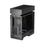DeepCool CL6600 ATX Case With Preinstalled 360mm Liquid Cooler & Dual ARGB Fans, Split Chamber Design, 413mm GPU Support, FDB Fans, High Airflow Tempered Glass | WOOD/Black - Image 21