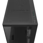 DeepCool CG380 3F Micro-ATX Panoramic Case, 3x ARGB Built-in Fans, Tempered Glass, USB-C Gen2, 360mm Radiator, 410mm GPU Clearance, Reverse Connector Support | BLACK  - Image 9