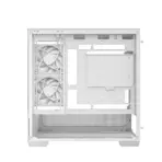 DeepCool CG380 3F DeepCool CG380 3F WH Micro-ATX Panoramic Case, 3x ARGB Built-in Fans, Tempered Glass, USB-C Gen2, 360mm Radiator, 410mm GPU Clearance, Reverse Connector Support | WHITE - Image 9