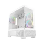 DeepCool CG380 3F DeepCool CG380 3F WH Micro-ATX Panoramic Case, 3x ARGB Built-in Fans, Tempered Glass, USB-C Gen2, 360mm Radiator, 410mm GPU Clearance, Reverse Connector Support | WHITE - Image 14