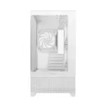 DeepCool CG380 3F DeepCool CG380 3F WH Micro-ATX Panoramic Case, 3x ARGB Built-in Fans, Tempered Glass, USB-C Gen2, 360mm Radiator, 410mm GPU Clearance, Reverse Connector Support | WHITE - Image 16