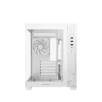 DeepCool CG330 3F WH Panoramic Micro-ATX Case, Dual-Chamber Airflow, 3 ARGB Build-in Fans, 410mm GPU Support, 360mm Radiator Support, 46mm Cable Space, Tempered Glass, Compact High Airflow Design | WHITE - Image 10