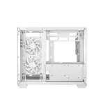 DeepCool CG330 3F WH Panoramic Micro-ATX Case, Dual-Chamber Airflow, 3 ARGB Build-in Fans, 410mm GPU Support, 360mm Radiator Support, 46mm Cable Space, Tempered Glass, Compact High Airflow Design | WHITE - Image 12
