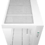 DeepCool CG330 3F WH Panoramic Micro-ATX Case, Dual-Chamber Airflow, 3 ARGB Build-in Fans, 410mm GPU Support, 360mm Radiator Support, 46mm Cable Space, Tempered Glass, Compact High Airflow Design | WHITE - Image 14