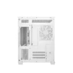 DeepCool CG330 3F WH Panoramic Micro-ATX Case, Dual-Chamber Airflow, 3 ARGB Build-in Fans, 410mm GPU Support, 360mm Radiator Support, 46mm Cable Space, Tempered Glass, Compact High Airflow Design | WHITE - Image 16