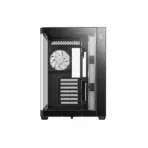 DeepCool CG530U 4F Curved Glass Dual-Chamber ATX Case, 4 ARGB Build-in Fans, 410mm GPU Support, 360mm Radiator Support, 45mm Cable Space, USB-C, High Airflow Showcase | BLACK - Image 13
