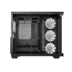 DeepCool CG530U 4F Curved Glass Dual-Chamber ATX Case, 4 ARGB Build-in Fans, 410mm GPU Support, 360mm Radiator Support, 45mm Cable Space, USB-C, High Airflow Showcase | BLACK - Image 14