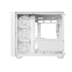 DeepCool CG530U 4F WH Curved Glass Dual-Chamber ATX Case, 4 ARGB Build-in Fans, 410mm GPU Support, 360mm Radiator Support, 45mm Cable Space, USB-C, High Airflow Showcase | WHITE - Image 14