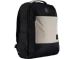 MSI Essential Backpack II 16 Inch Laptop Backpack Beige Black Polyester Water Repellent Wear Resistant Large Capacity Breathable Design Multi Compartment Travel Bag