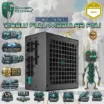 GamerStorm by DeepCool PQ1200G 1200W ATX 3.1 PCI-E 5.1 FULL-MODULAR Power Supply, 80 Plus Gold, 12V-2x6 600W GPU Ready, Japanese Capacitors, FDB Fan, Full Protections, 140mm Compact | BLACK