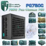 GamerStorm by DeepCool PQ750G 750W 80 Plus Gold ATX 3.1 & PCIe 5.1 Power Supply, 12V-2x6 450W GPU Ready, Japanese Capacitors, FDB Fan, Full Protection Suite , Compact PSU | BLACK 
