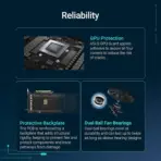 ASUS PRIME GeForce RTX 5080 OC 16GB Graphics Card, PCIe 5.0, 1801 AI TOPs, 10752 CUDA Cores, 2685 MHz OC, 30Gbps, 256-Bit, SFF Ready  - Image 4