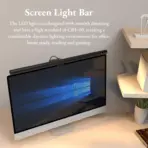 HAVIT GAMENOTE SL001 Screen Lamp With Asymmetric Light, RA≥97 Color Rendering, 5 Color Temperatures, 3 Brightness Levels, 48 LEDs, USB 5V Power, Memory Function. - Image 3