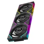 Jungle Leopard Interstellar V4 3-Pack 120mm ARGB Case Fans with LCD Core , 4-Pin PWM, Infinity Mirror, Daisy Chain, 61.54CFM, 29dBA, 600–2100RPM | BLACK ~ FORWARD  - Image 2