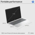 HP 14-EP2035CL : Intel® Core 3 Processor N355 | 16 GB DDR4 RAM ; 512 GB NVMe SSD | UHD Graphics | 14-inches FHD Display | Windows 11 | SILVER  - Image 5