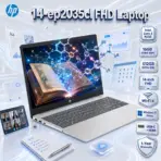 HP 14-EP2035CL : Intel® Core 3 Processor N355 | 16 GB DDR4 RAM ; 512 GB NVMe SSD | UHD Graphics | 14-inches FHD Display | Windows 11 | SILVER 