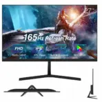 BUEROTIKA B27M2 27-Inch Full HD IPS Gaming Monitor, 165Hz, 3ms, 98% sRGB, 16.7M Colors, 300cd/m² Brightness, DP, Dual HDMI, Audio Out, Dual 2W Speakers | BLACK  - Image 2