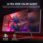 BUEROTIKA B27M2 27-Inch Full HD IPS Gaming Monitor, 165Hz, 3ms, 98% sRGB, 16.7M Colors, 300cd/m² Brightness, DP, Dual HDMI, Audio Out, Dual 2W Speakers | BLACK  - Image 3