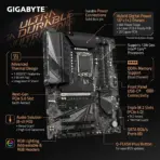 GIGABYTE Z690 UD DDR4 ATX Motherboard, LGA1700, 4x DDR4-5333 OC, PCIe 5.0, Triple Gen4 M.2, 2.5GbE, USB-C 20Gbps, Smart Fan 6, Q-Flash Plus, for 14th/13th/12th Gen | OPEN BOX  - Image 2