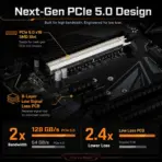 GIGABYTE Z690 UD DDR4 ATX Motherboard, LGA1700, 4x DDR4-5333 OC, PCIe 5.0, Triple Gen4 M.2, 2.5GbE, USB-C 20Gbps, Smart Fan 6, Q-Flash Plus, for 14th/13th/12th Gen | OPEN BOX  - Image 6