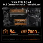 GIGABYTE Z690 UD DDR4 ATX Motherboard, LGA1700, 4x DDR4-5333 OC, PCIe 5.0, Triple Gen4 M.2, 2.5GbE, USB-C 20Gbps, Smart Fan 6, Q-Flash Plus, for 14th/13th/12th Gen | OPEN BOX  - Image 3