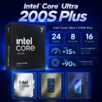 Intel Core Ultra 7 270K Plus Desktop Processor, 24 Cores, Up To 5.5GHz, 36MB Cache, DDR5-7200, Intel AI Boost, PCIe 5.0, LGA1851, Unlocked | TRAY ● NO BOX - Image 4