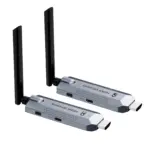 G146 Wireless HDMI Extender 150M, Full HD 1080P Transmitter & Receiver Kit With Dual Antennas, HDMI Connectivity, USB-C Power Ports and Durable Plastic Housing for Computer and HDTV - Image 6