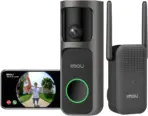 IMOU Doorbell 3 Kit 2K+ 4MP Panoramic Battery Video Doorbell With 5000mAh Battery, 180° × 180° Fisheye View, AI Human and Loitering Detection, Two-Way Talk, Chime and 512GB Storage - Image 4