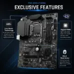 MSI PRO Z690-P DDR4 ATX Motherboard With LGA1700, 4x DIMMs DDR4-5333+ OC, PCIe 5.0 x16, Dual Gen4 M.2, 2.5GbE LAN And USB-C 20Gbps, Intel Z690, 14th/13th/12th Gen CPU Support | OPEN BOX - Image 3