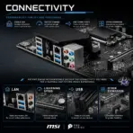 MSI PRO Z690-P DDR4 ATX Motherboard With LGA1700, 4x DIMMs DDR4-5333+ OC, PCIe 5.0 x16, Dual Gen4 M.2, 2.5GbE LAN And USB-C 20Gbps, Intel Z690, 14th/13th/12th Gen CPU Support | OPEN BOX - Image 4