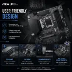 MSI PRO Z690-P DDR4 ATX Motherboard With LGA1700, 4x DIMMs DDR4-5333+ OC, PCIe 5.0 x16, Dual Gen4 M.2, 2.5GbE LAN And USB-C 20Gbps, Intel Z690, 14th/13th/12th Gen CPU Support | OPEN BOX - Image 7