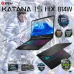 MSI Katana 15 HX B14WEK Intel® Core i7-14650HX | 16GB DDR5 RAM ; 512GB NVMe | RTX 5050 , 8GB | 15.6” 144Hz IPS Display | 4-Zone RGB Backlit Keyboard | Windows 11 | BLACK