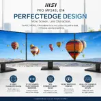 MSI PRO MP243L E14 23.8-Inch FHD 144Hz IPS Business Monitor, 1ms MPRT, HDR Ready, AMD FreeSync, PerfectEdge, EyesErgo, HDMI, VGA, VESA Mount & MSI Power Link - Image 6