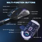 Attack Shark X3MAX Wireless Gaming Mouse – 49g, PAW3950MAX, 42,000 DPI, 750 IPS, 50G, 1000Hz, Tri-Mode, 200H Battery, Omron Optical Switches, PTFE Feet and Web Driver Support | BLACK  - Image 8