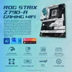 ASUS ROG Strix Z790-A Gaming WiFi ATX Motherboard, LGA1700, DDR5-7800+ OC, PCIe 5.0, 4× M.2, Wi-Fi 6E, 2.5Gb LAN, USB-C 20Gbps, for 14th - 13th - 12th Gen | OPEN BOX - Image 2