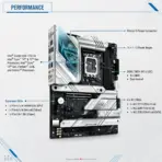 ASUS ROG Strix Z790-A Gaming WiFi ATX Motherboard, LGA1700, DDR5-7800+ OC, PCIe 5.0, 4× M.2, Wi-Fi 6E, 2.5Gb LAN, USB-C 20Gbps, for 14th - 13th - 12th Gen | OPEN BOX - Image 5